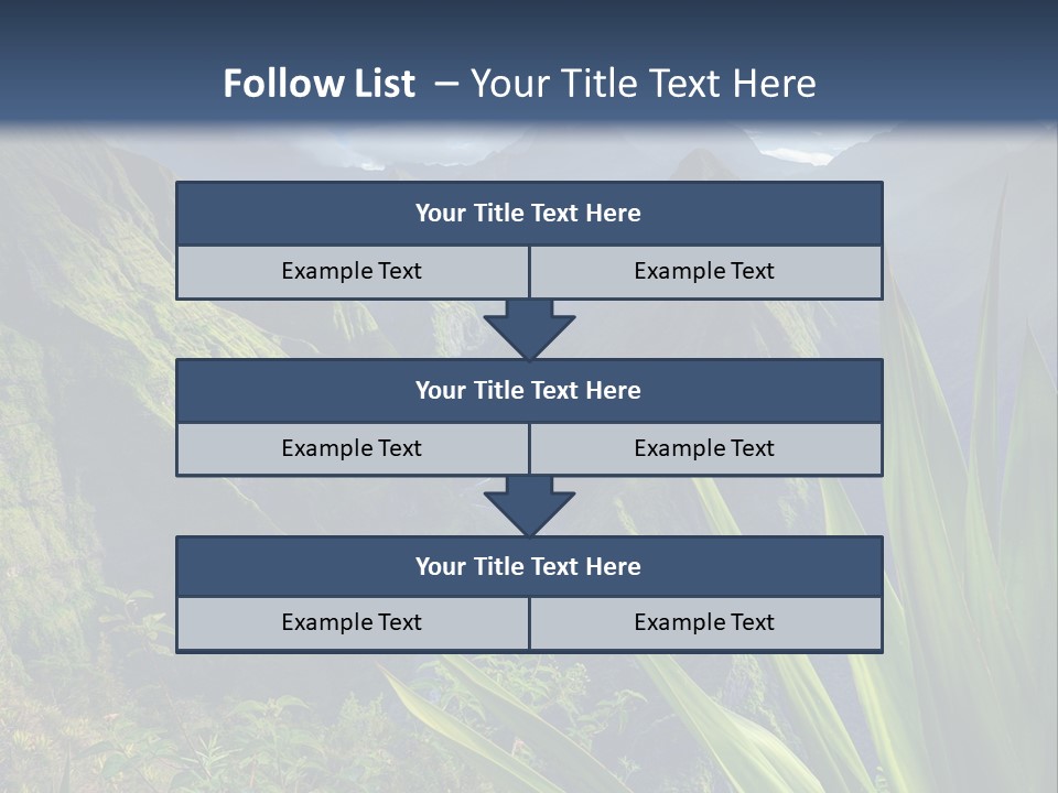 Indian Dawn Canyon PowerPoint Template