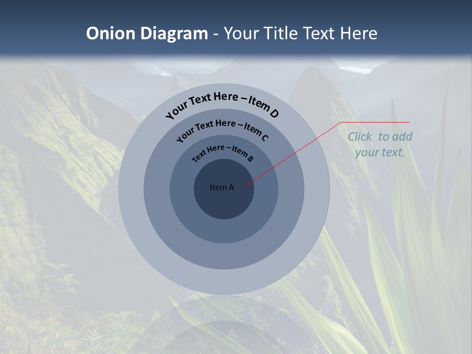 Indian Dawn Canyon PowerPoint Template