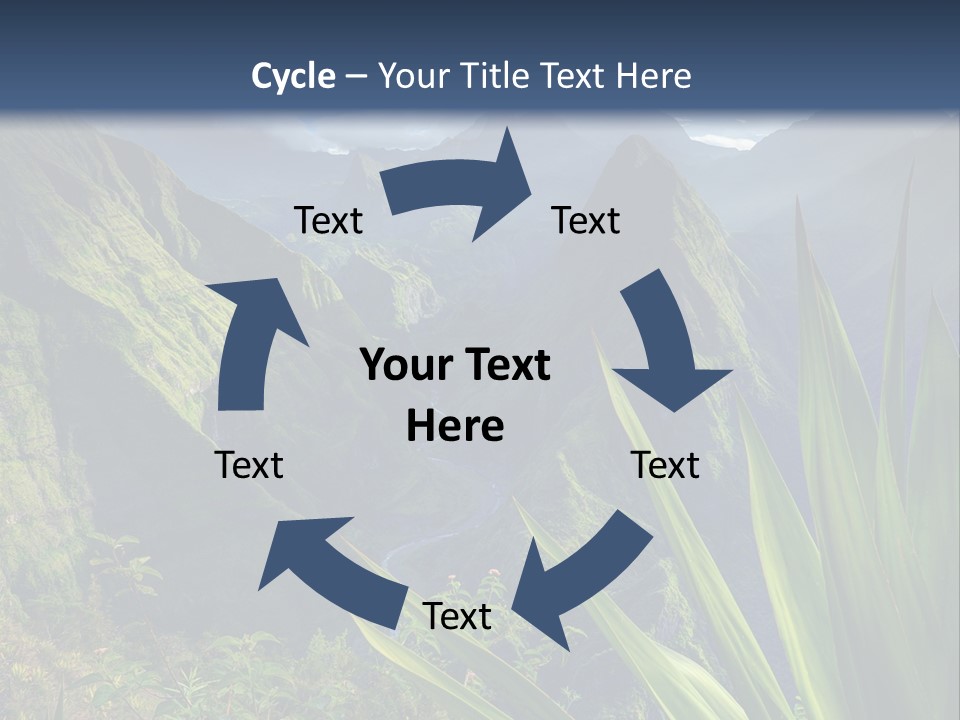 Indian Dawn Canyon PowerPoint Template