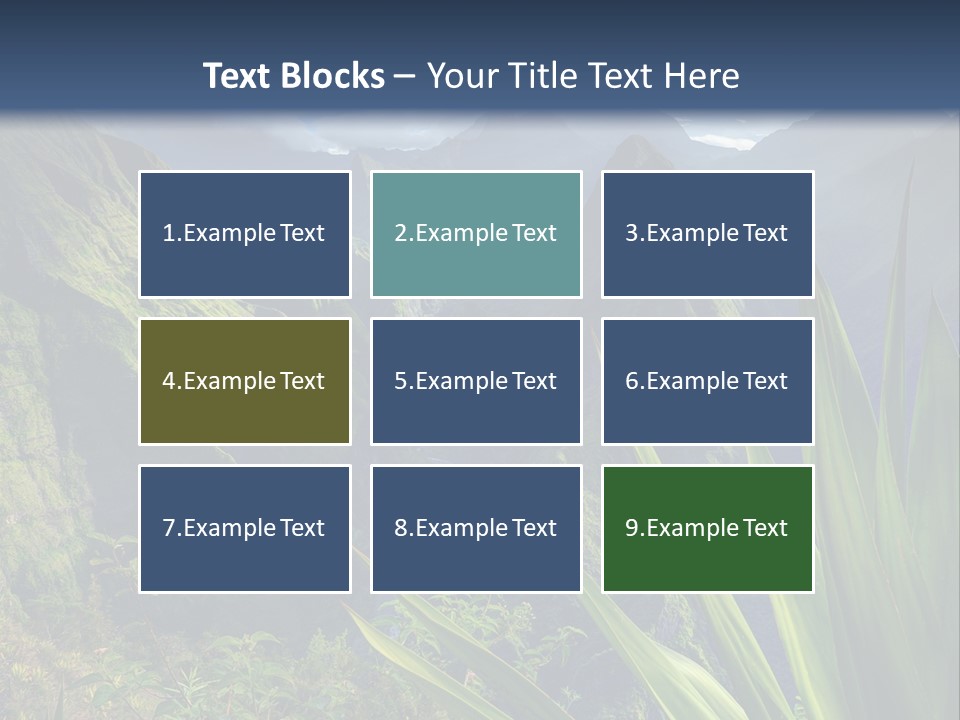 Indian Dawn Canyon PowerPoint Template