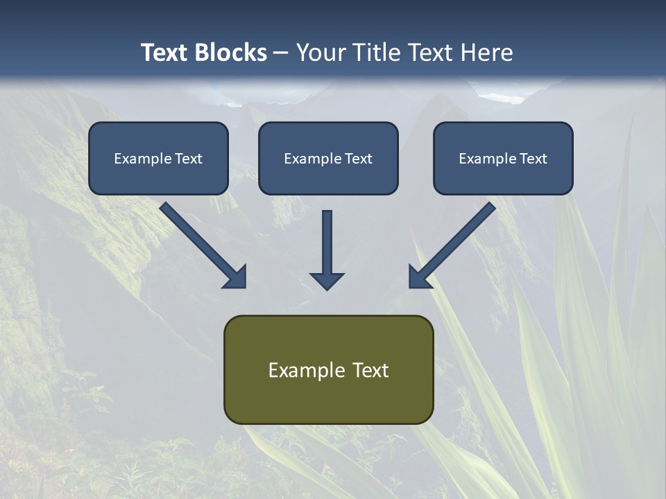 Indian Dawn Canyon PowerPoint Template