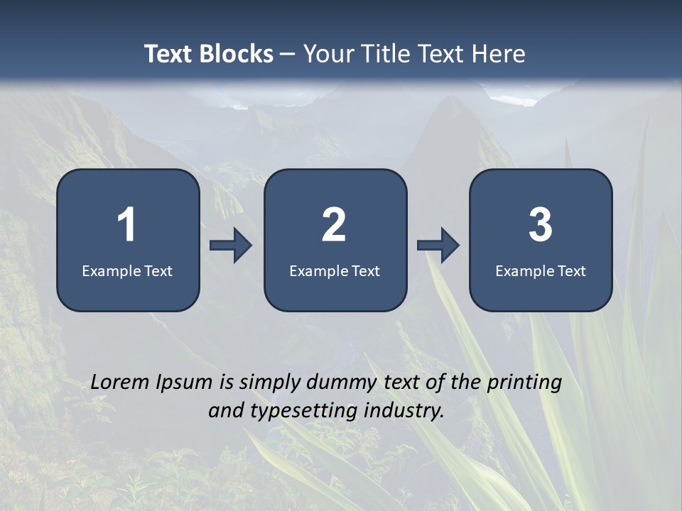 Indian Dawn Canyon PowerPoint Template