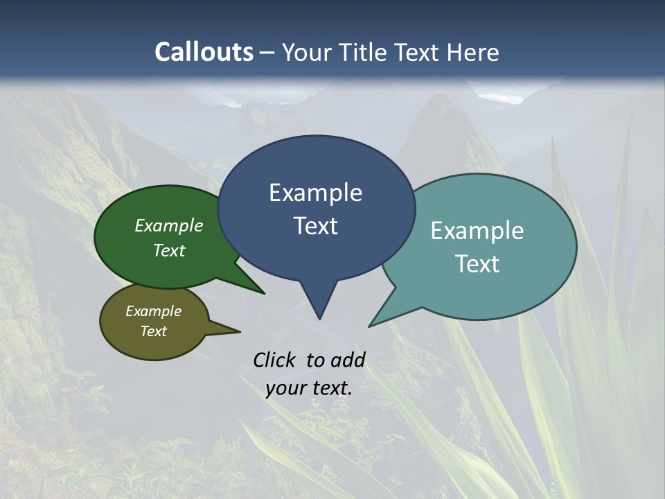 Indian Dawn Canyon PowerPoint Template