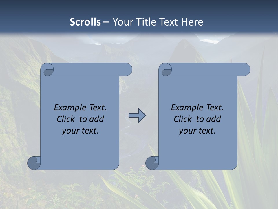 Indian Dawn Canyon PowerPoint Template