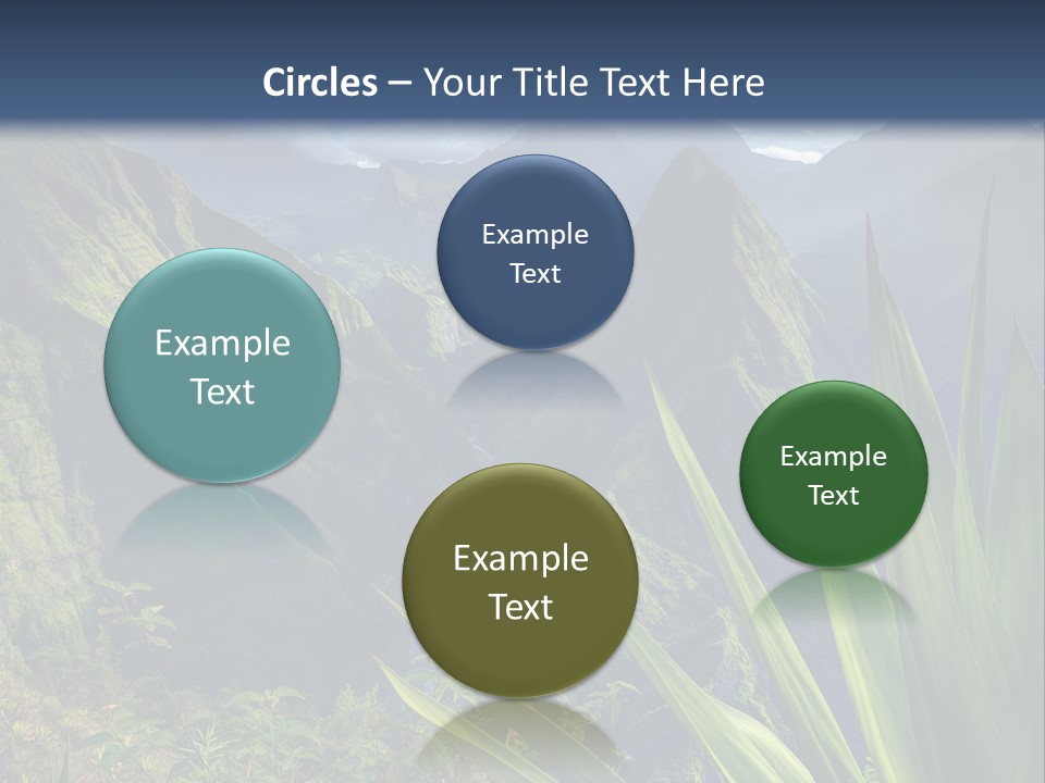 Indian Dawn Canyon PowerPoint Template