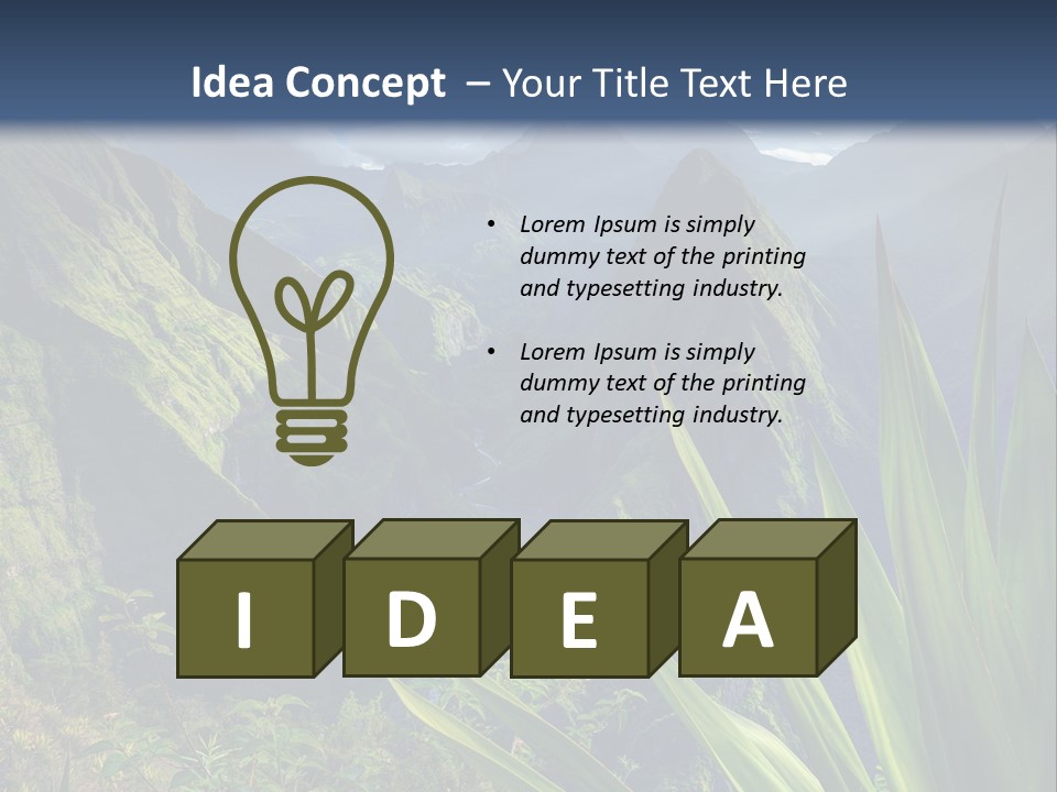 Indian Dawn Canyon PowerPoint Template