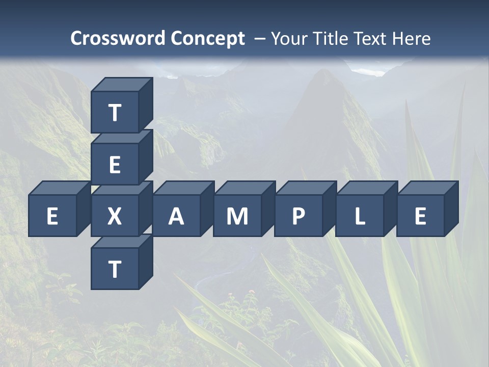 Indian Dawn Canyon PowerPoint Template