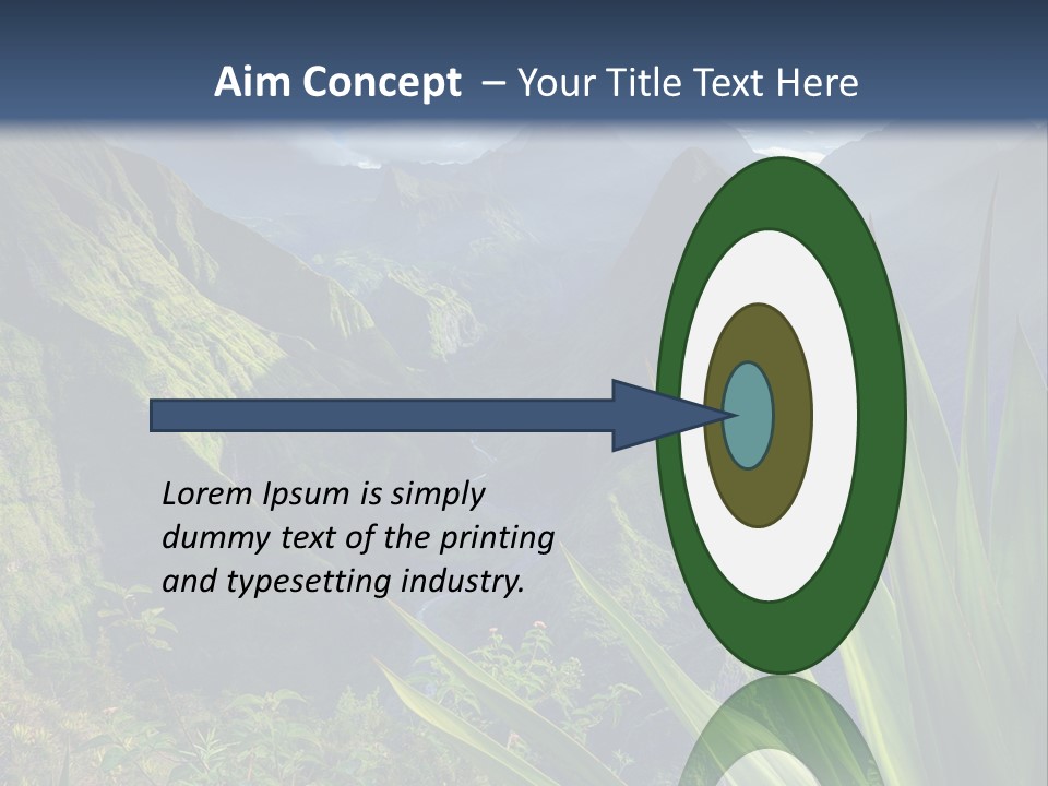 Indian Dawn Canyon PowerPoint Template