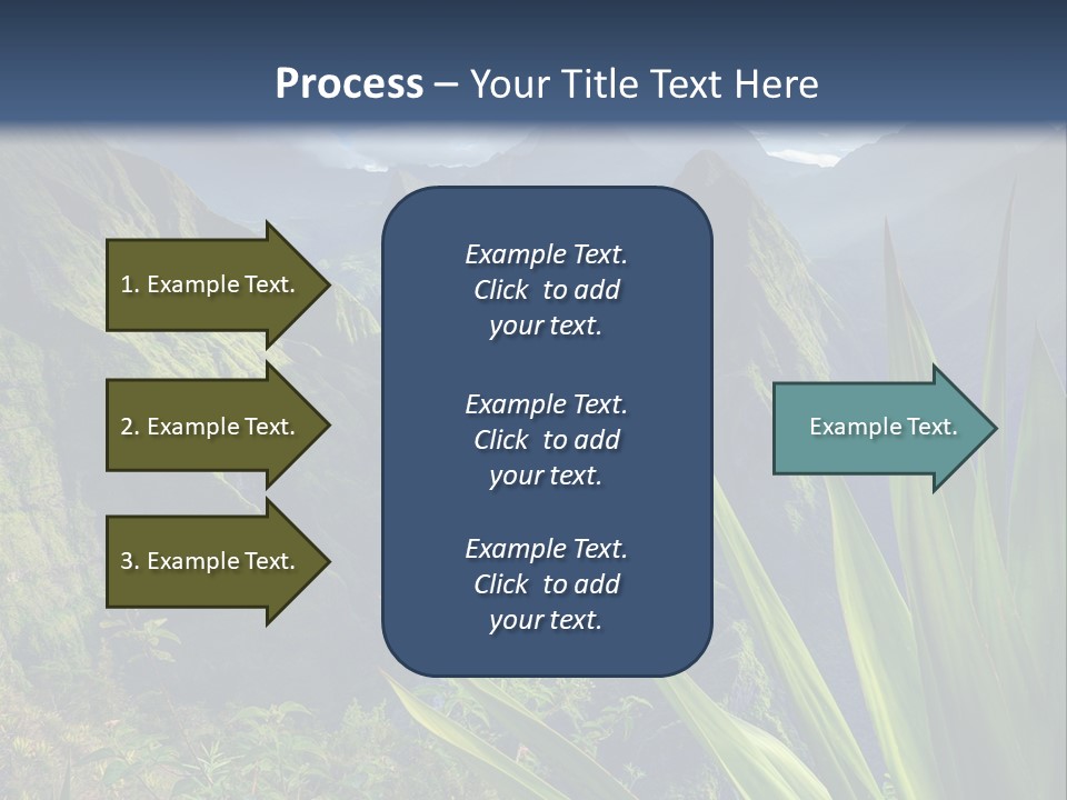 Indian Dawn Canyon PowerPoint Template