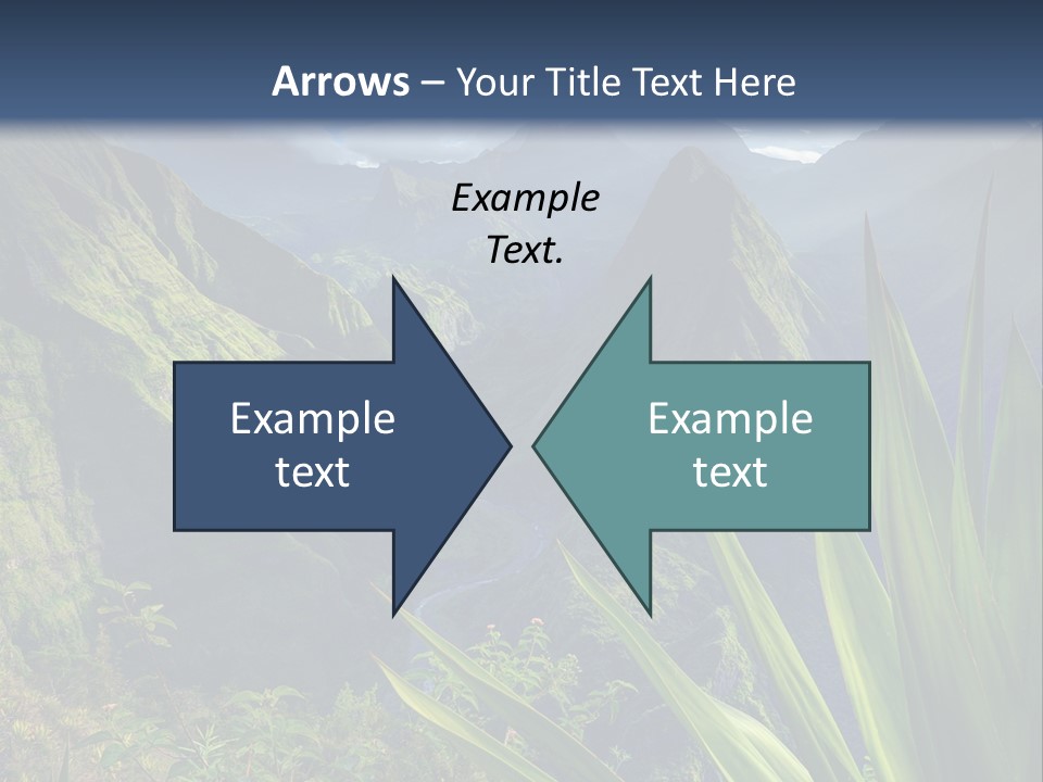 Indian Dawn Canyon PowerPoint Template