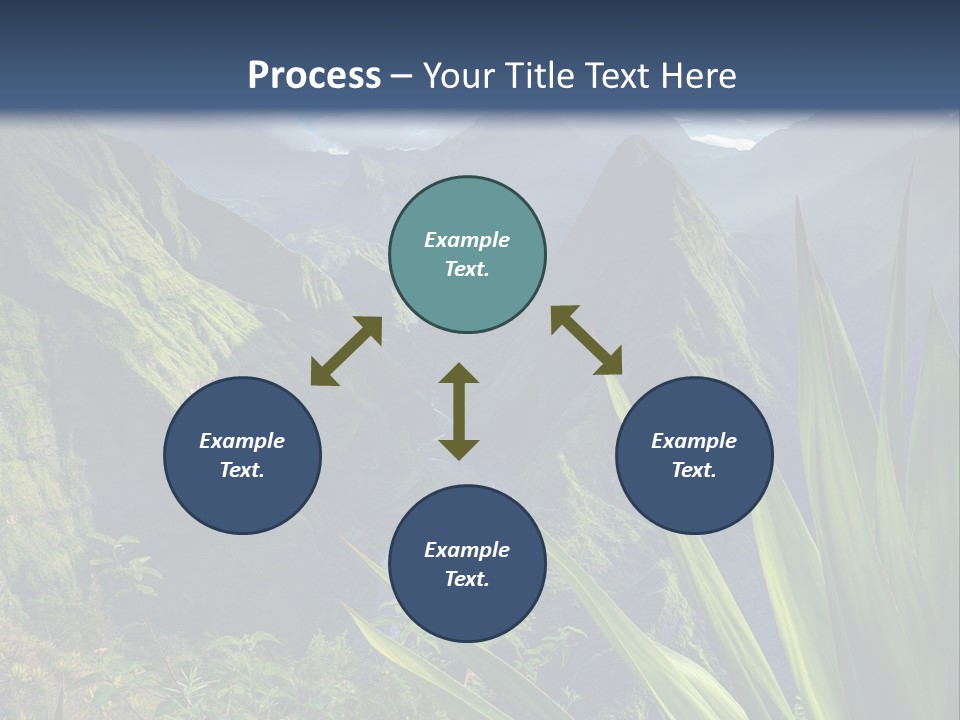 Indian Dawn Canyon PowerPoint Template