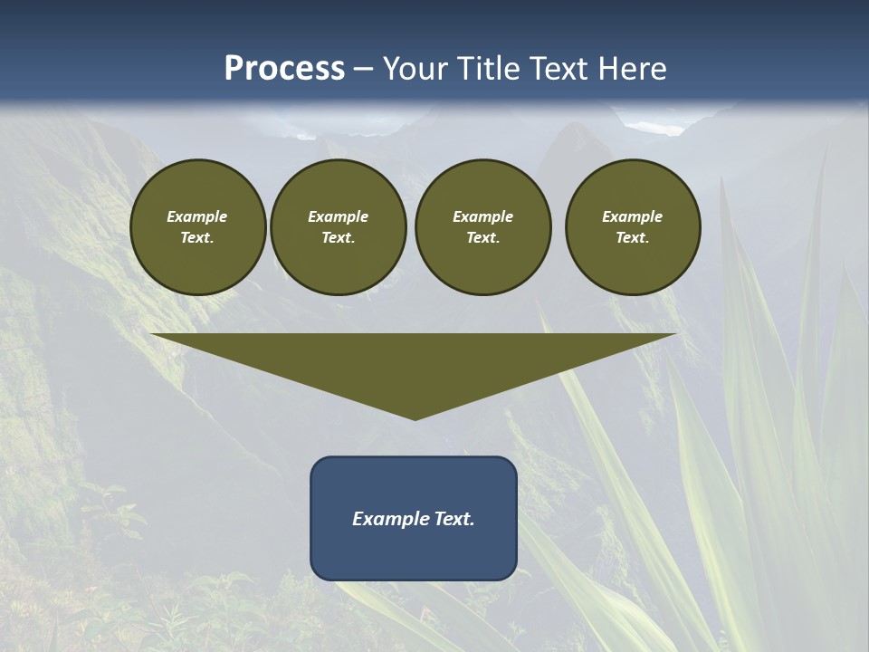 Indian Dawn Canyon PowerPoint Template