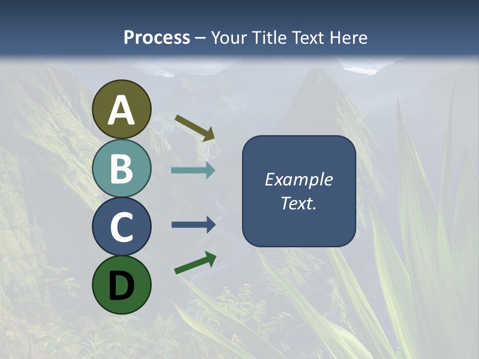 Indian Dawn Canyon PowerPoint Template