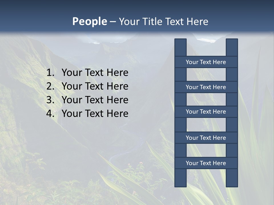 Indian Dawn Canyon PowerPoint Template