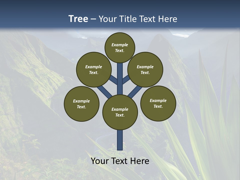 Indian Dawn Canyon PowerPoint Template