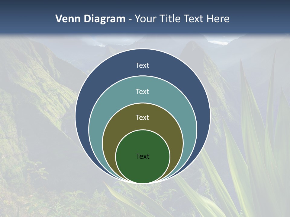 Indian Dawn Canyon PowerPoint Template