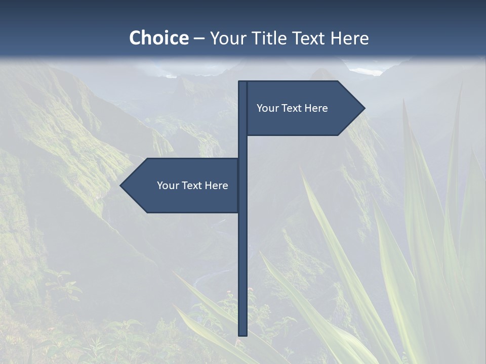 Indian Dawn Canyon PowerPoint Template