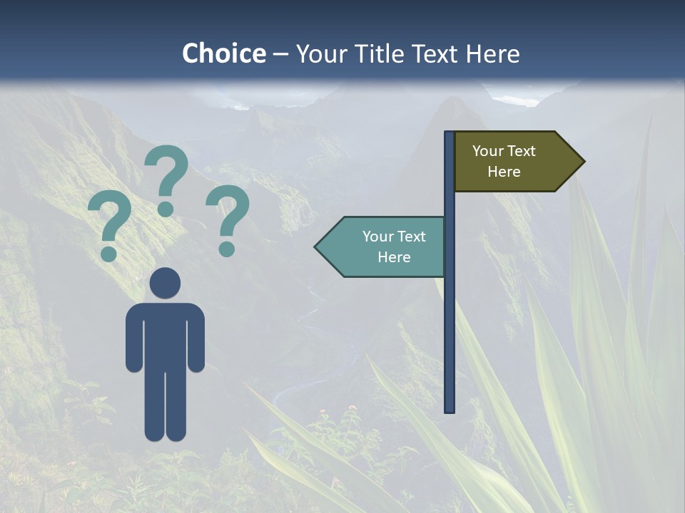 Indian Dawn Canyon PowerPoint Template