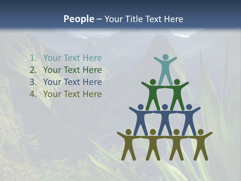 Indian Dawn Canyon PowerPoint Template