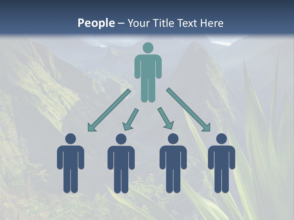 Indian Dawn Canyon PowerPoint Template