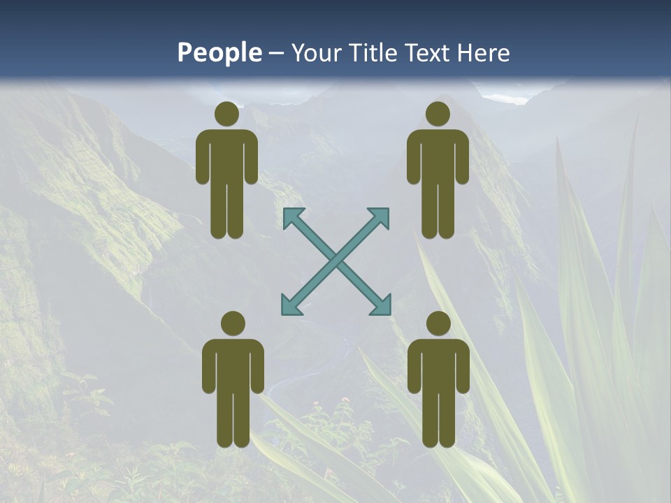 Indian Dawn Canyon PowerPoint Template