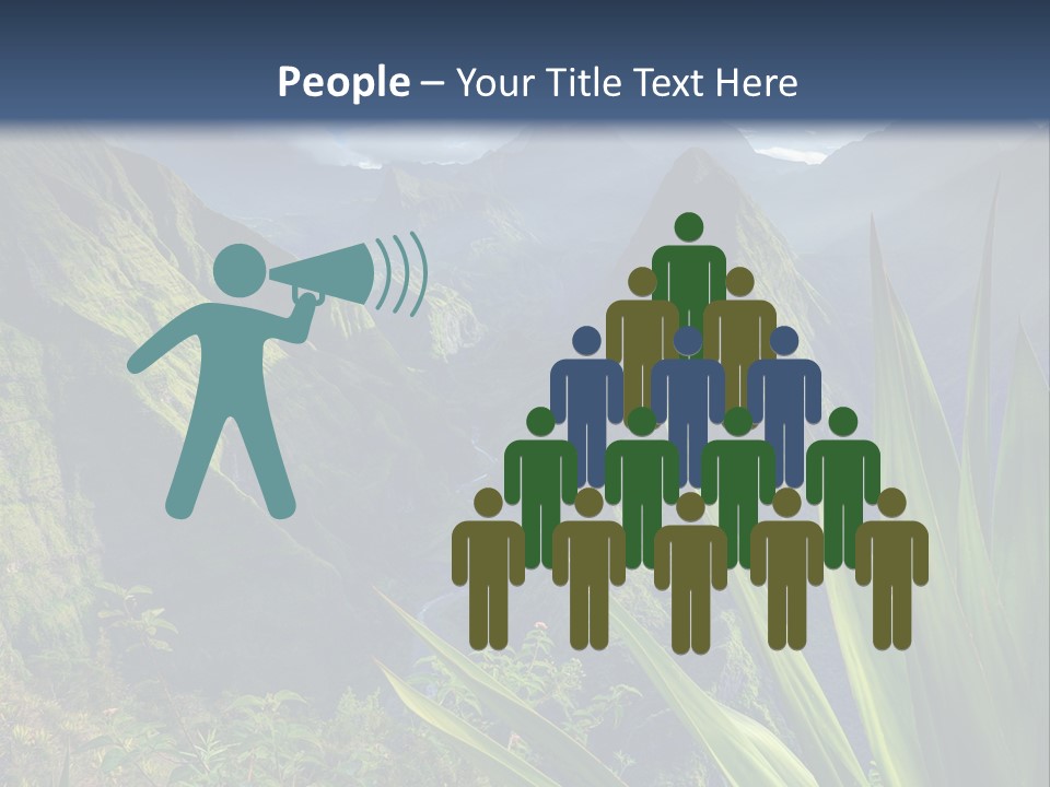 Indian Dawn Canyon PowerPoint Template