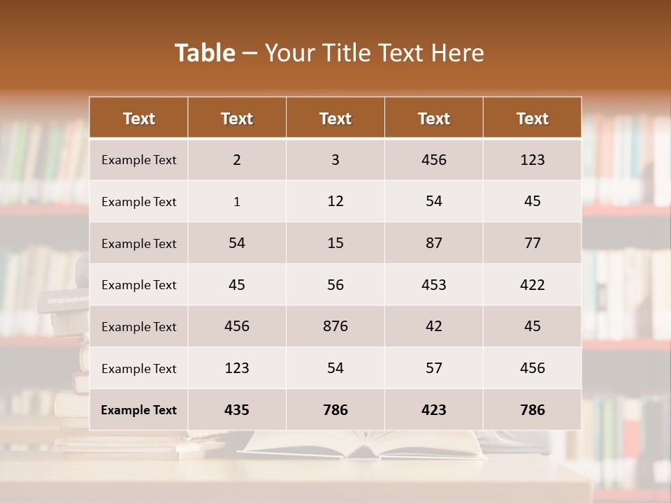Learning College Student Sitting PowerPoint Template