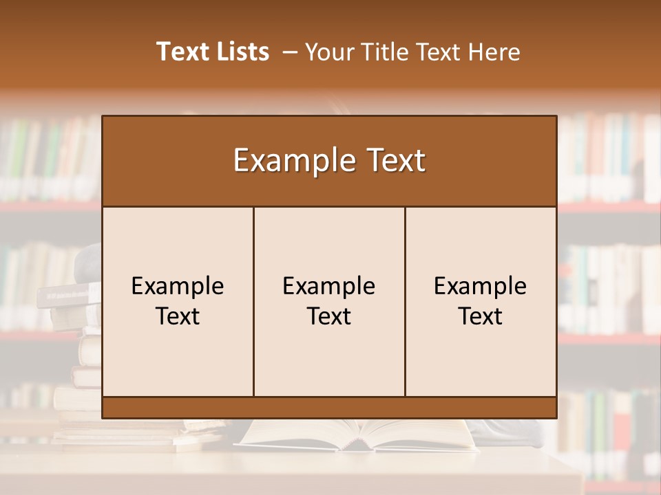 Learning College Student Sitting PowerPoint Template