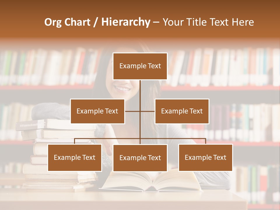 Learning College Student Sitting PowerPoint Template
