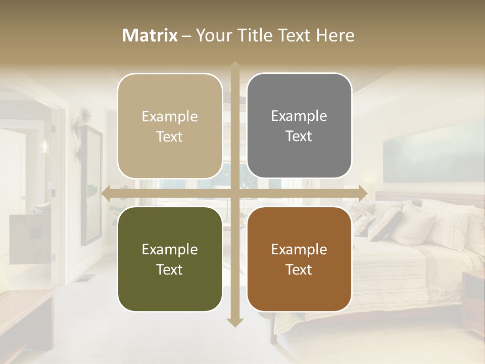 Bedroom Relax Expensive PowerPoint Template