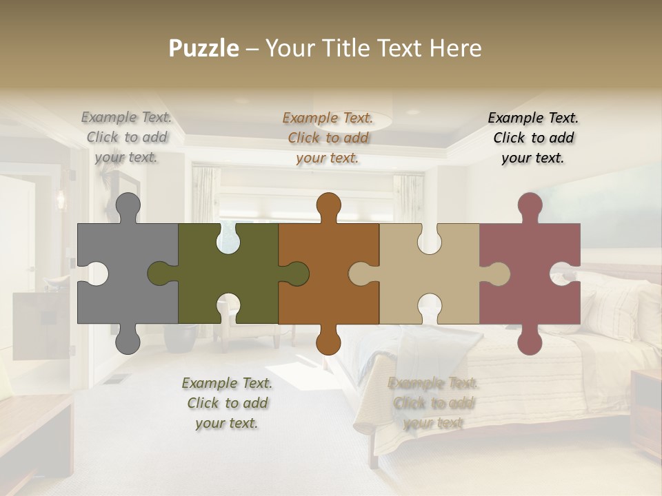 Bedroom Relax Expensive PowerPoint Template