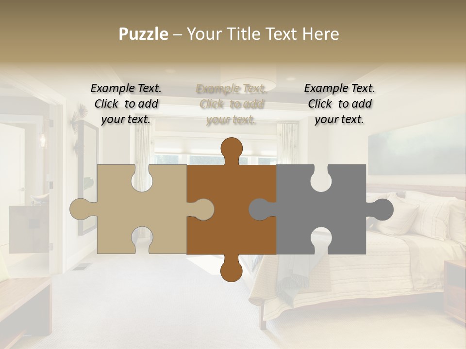 Bedroom Relax Expensive PowerPoint Template