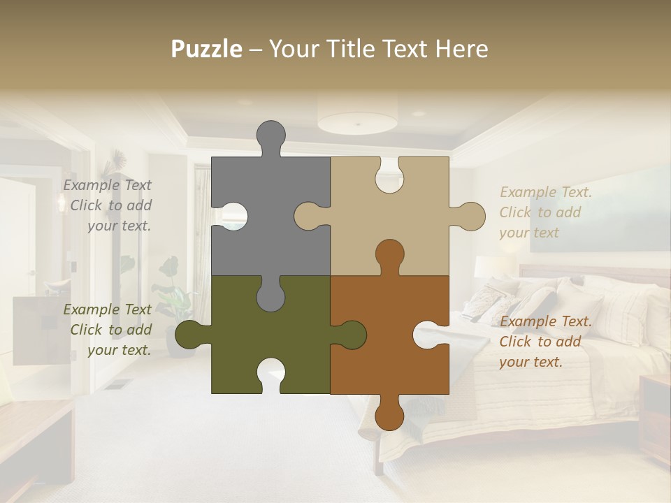 Bedroom Relax Expensive PowerPoint Template