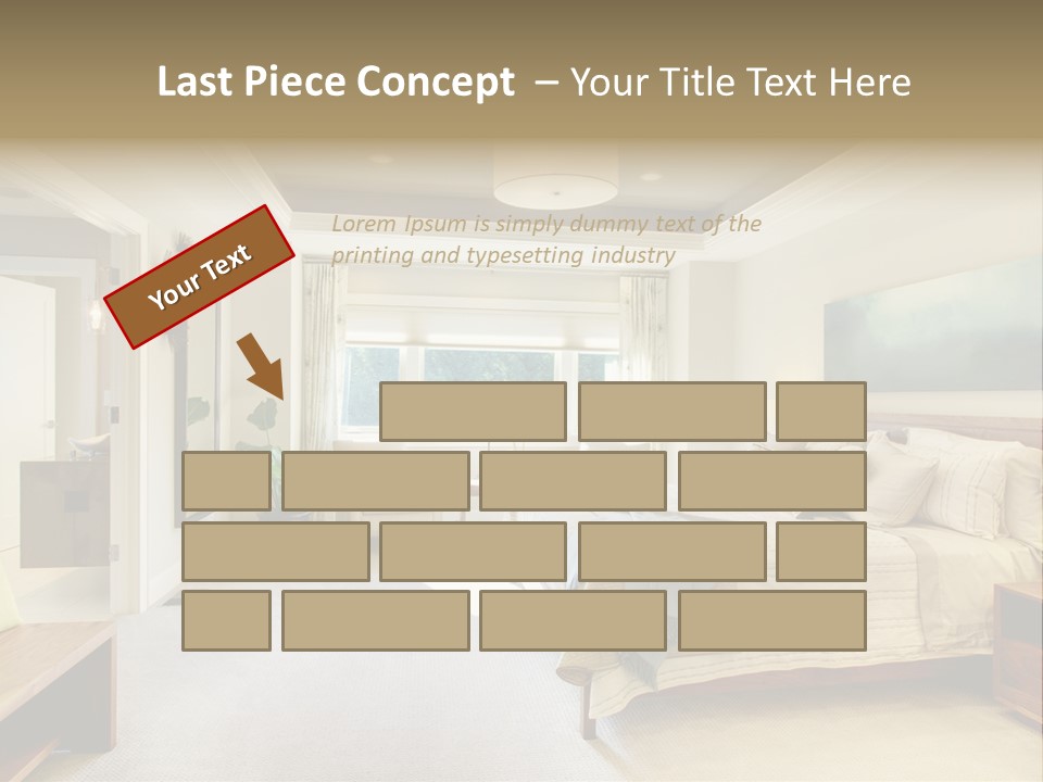 Bedroom Relax Expensive PowerPoint Template