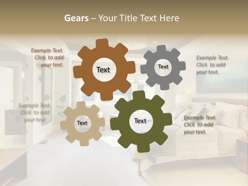 Bedroom Relax Expensive PowerPoint Template