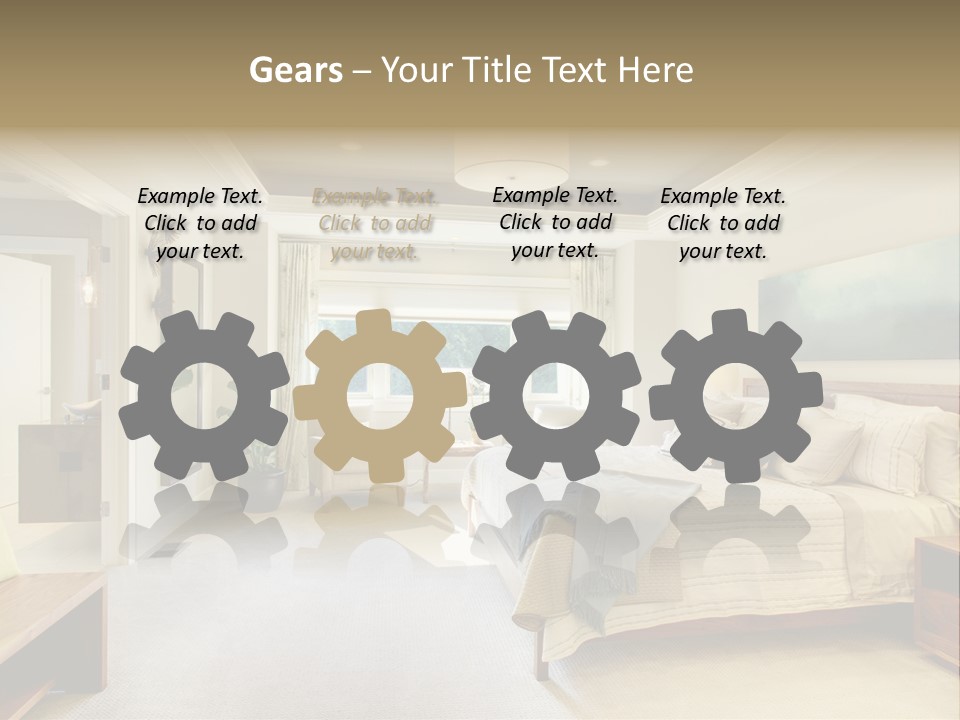 Bedroom Relax Expensive PowerPoint Template