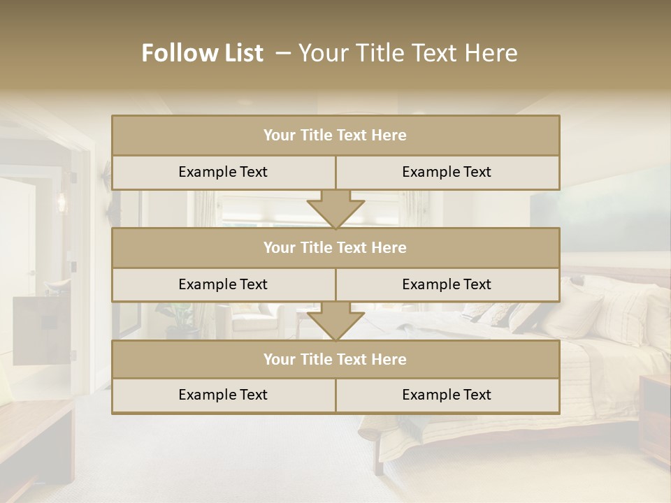 Bedroom Relax Expensive PowerPoint Template