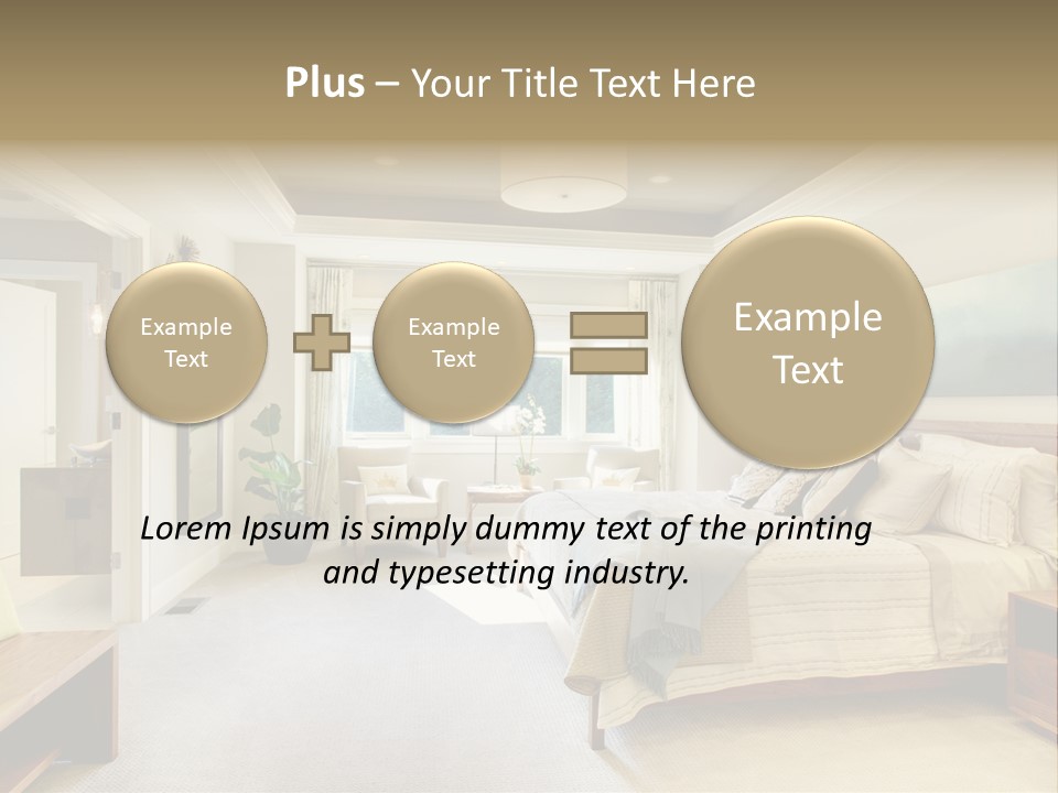 Bedroom Relax Expensive PowerPoint Template