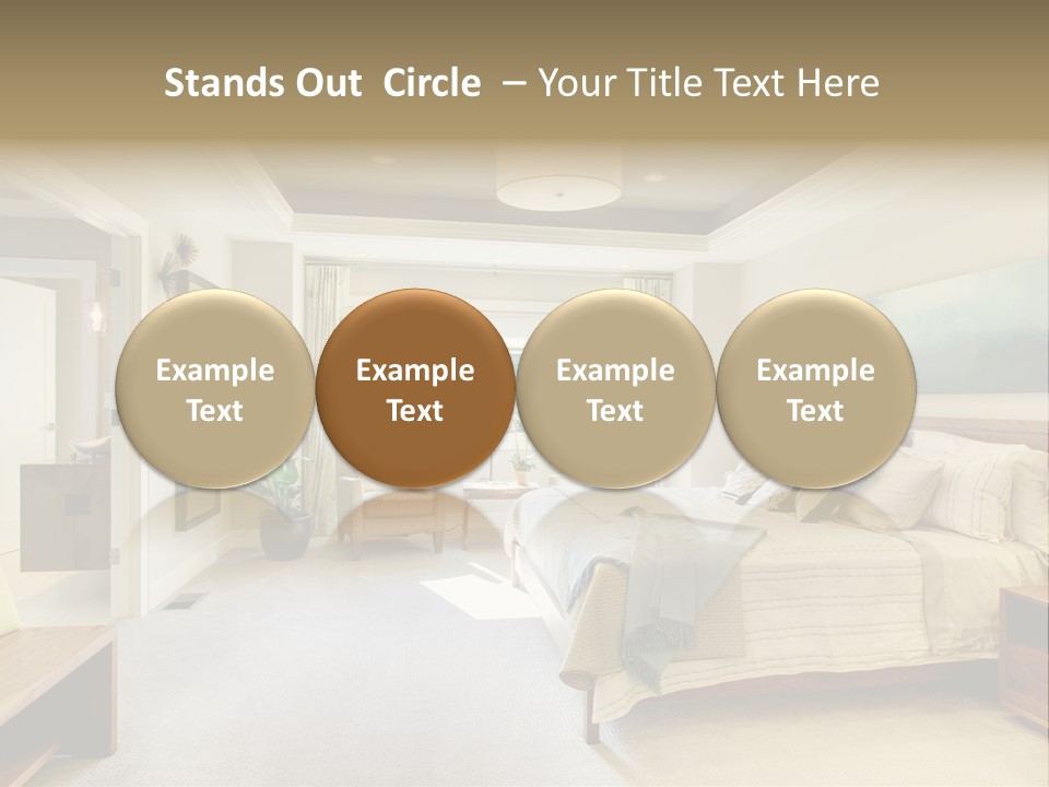 Bedroom Relax Expensive PowerPoint Template