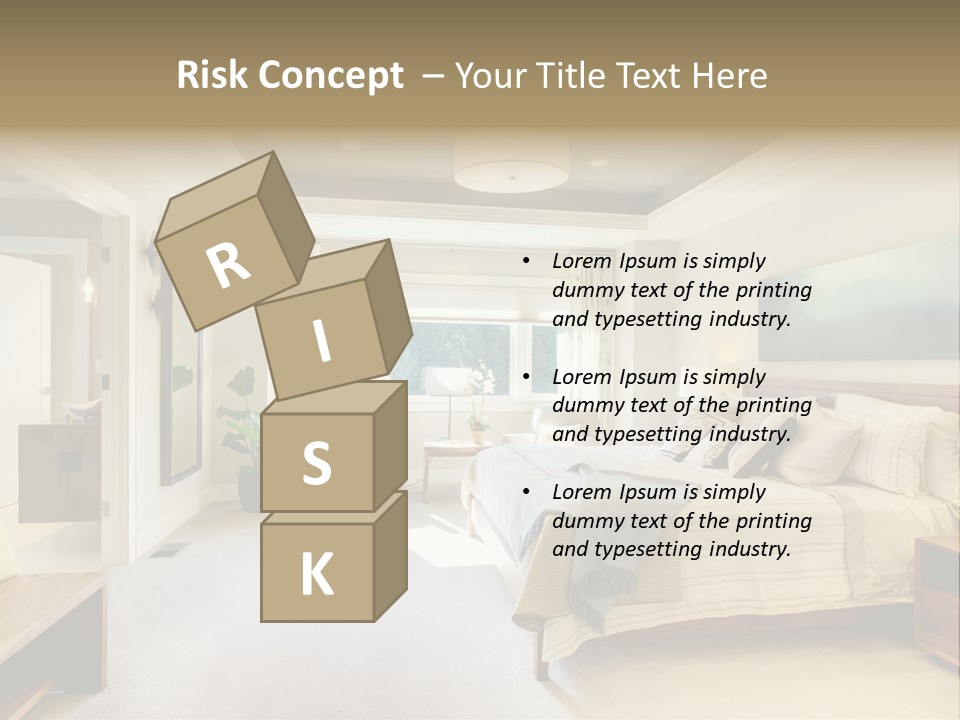 Bedroom Relax Expensive PowerPoint Template