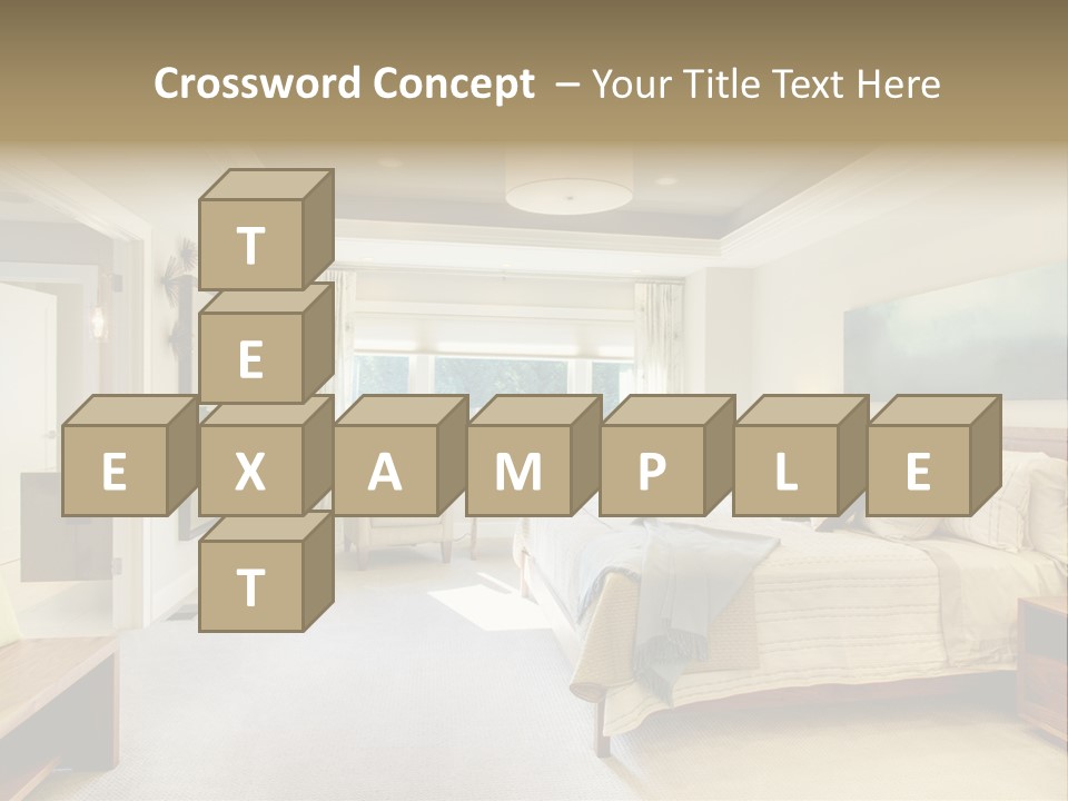 Bedroom Relax Expensive PowerPoint Template