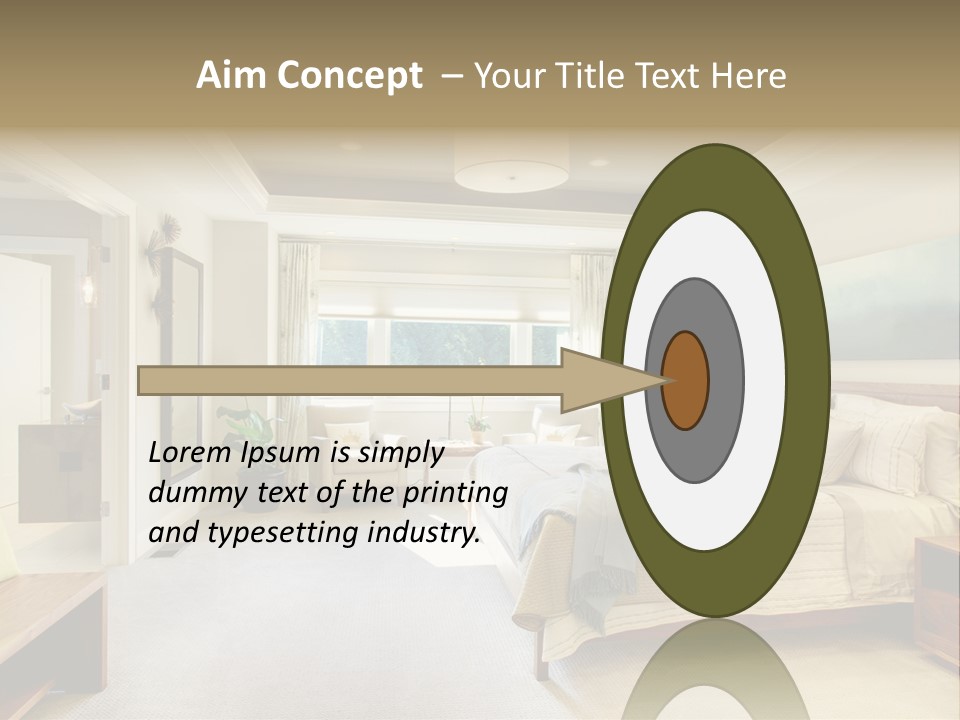 Bedroom Relax Expensive PowerPoint Template