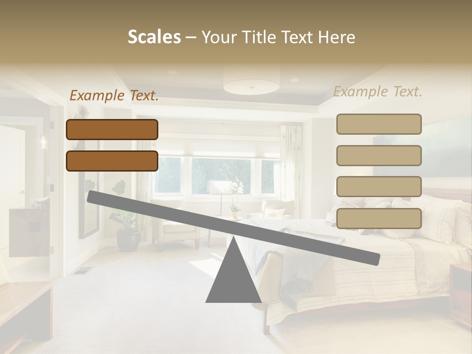 Bedroom Relax Expensive PowerPoint Template