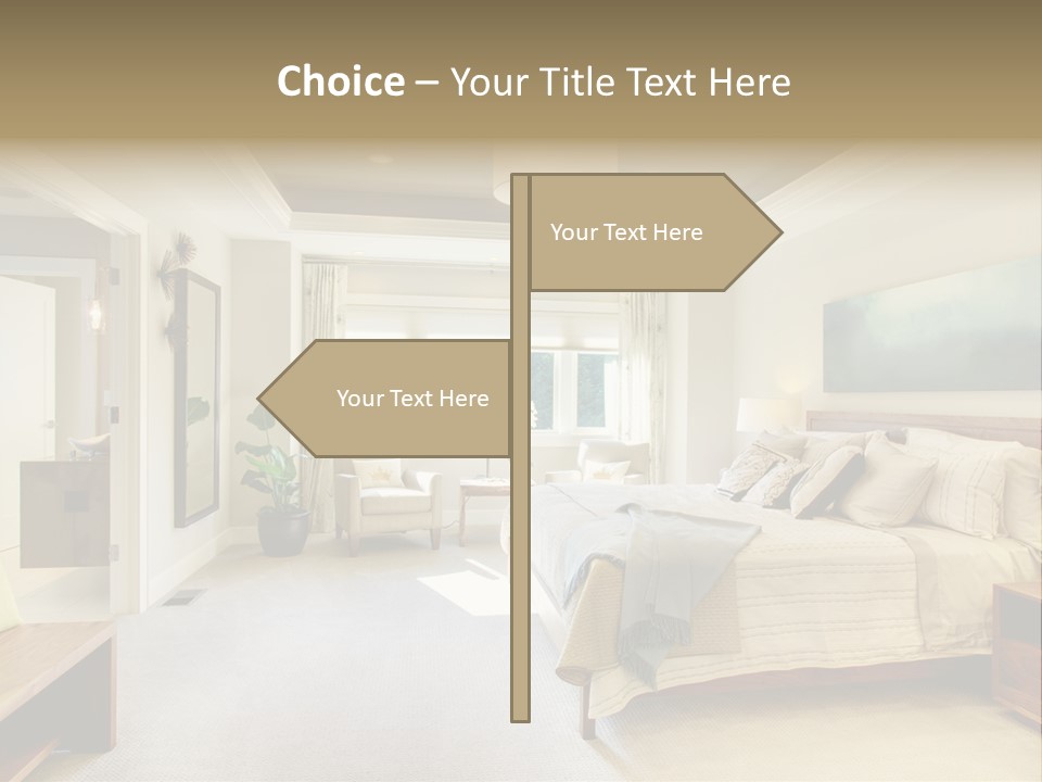 Bedroom Relax Expensive PowerPoint Template