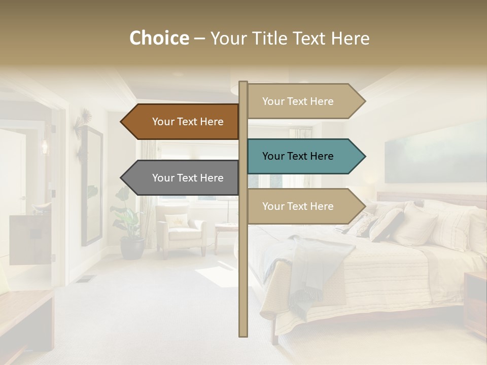 Bedroom Relax Expensive PowerPoint Template