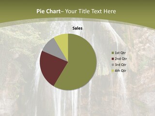 Waterfall Canyon Forest PowerPoint Template