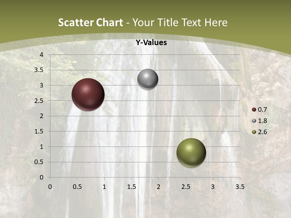 Waterfall Canyon Forest PowerPoint Template