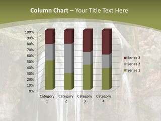 Waterfall Canyon Forest PowerPoint Template