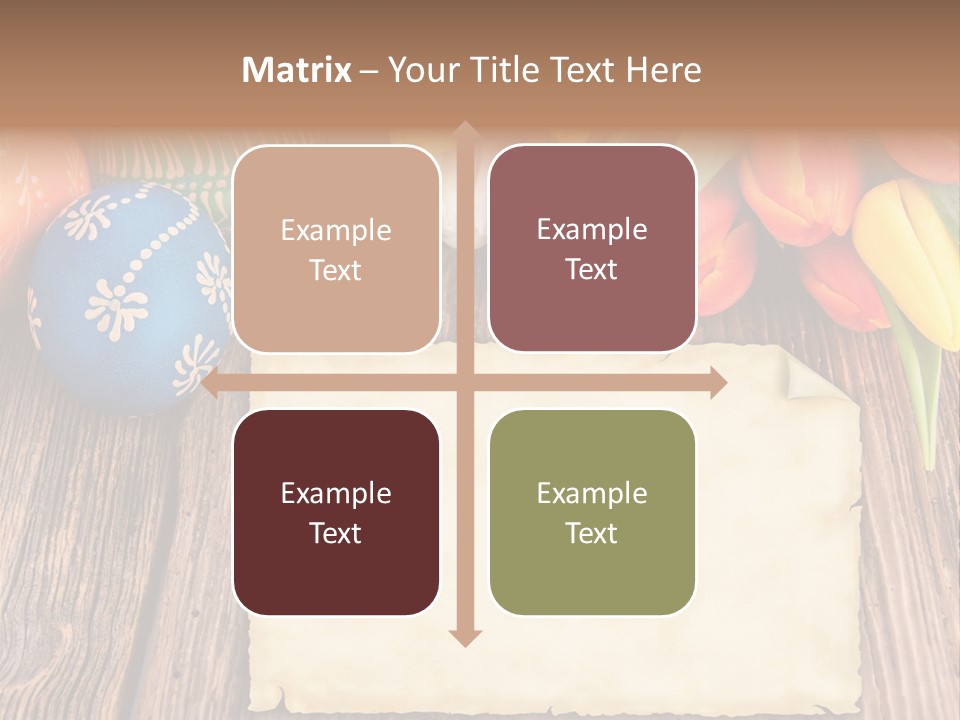 Empty Flower Anniversary PowerPoint Template