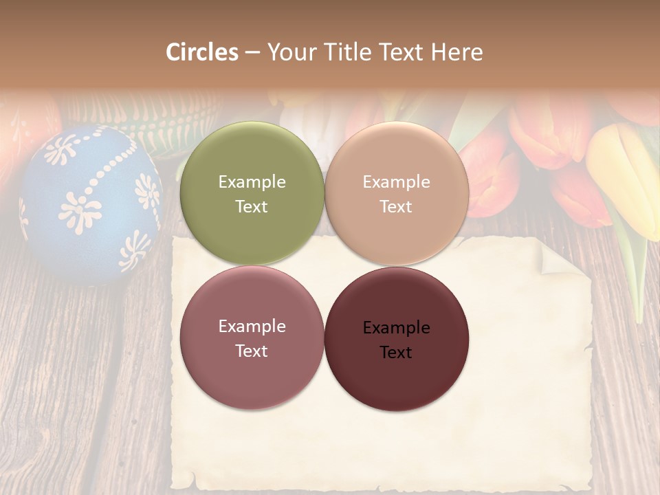 Empty Flower Anniversary PowerPoint Template